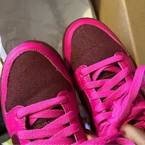 Jordans Ones Dunks Pink ruffles